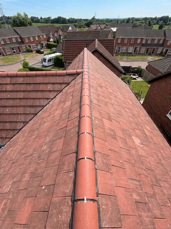 New tiled roof installed by Redditch Roofing in Redditch, Worcestershire